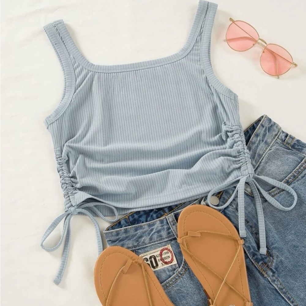 Scrunch tank top
